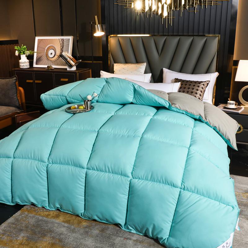 Hotel Luxury Microfiber Quilt - Thick Warm Winter & Spring/Autumn Comforter for All Seasons