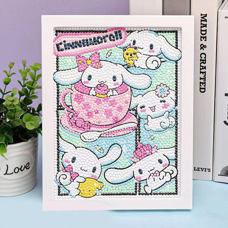 1 Set Diamond Art Home Decor Sanrio Diamond Drawing Hello Kitty Cartoon Full Diamond Mosaic 5D Diy Cross Stitch Kits