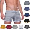 Men's Casual Classic Fit Drawstring Shorts Elastic Waistband Lightweight Beachwear with Side Pockets Suitable for Summer Activities