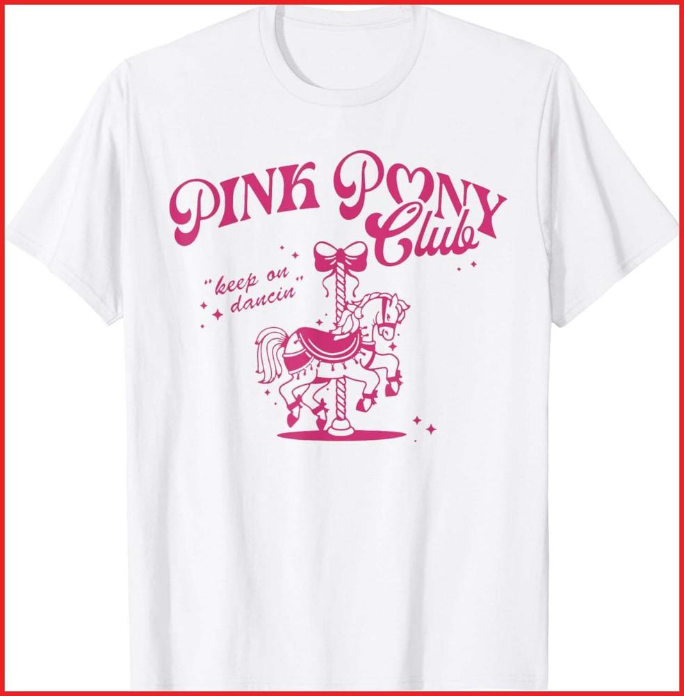 Клуб Розовых Пони Крутые Девочки День Рождения Ковбойка Белая Хлопковая Футболка Унисекс Футболка XXL
