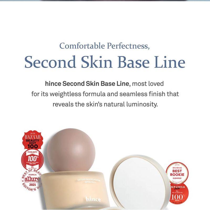 hince - Second Skin Mesh Matte Cushion - 4 Colors