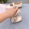 Soft-faced Gentle Flat-bottomed Single-shoe Female Summer Shallow-mouthed One-legged Little Mary Jane Shoes
