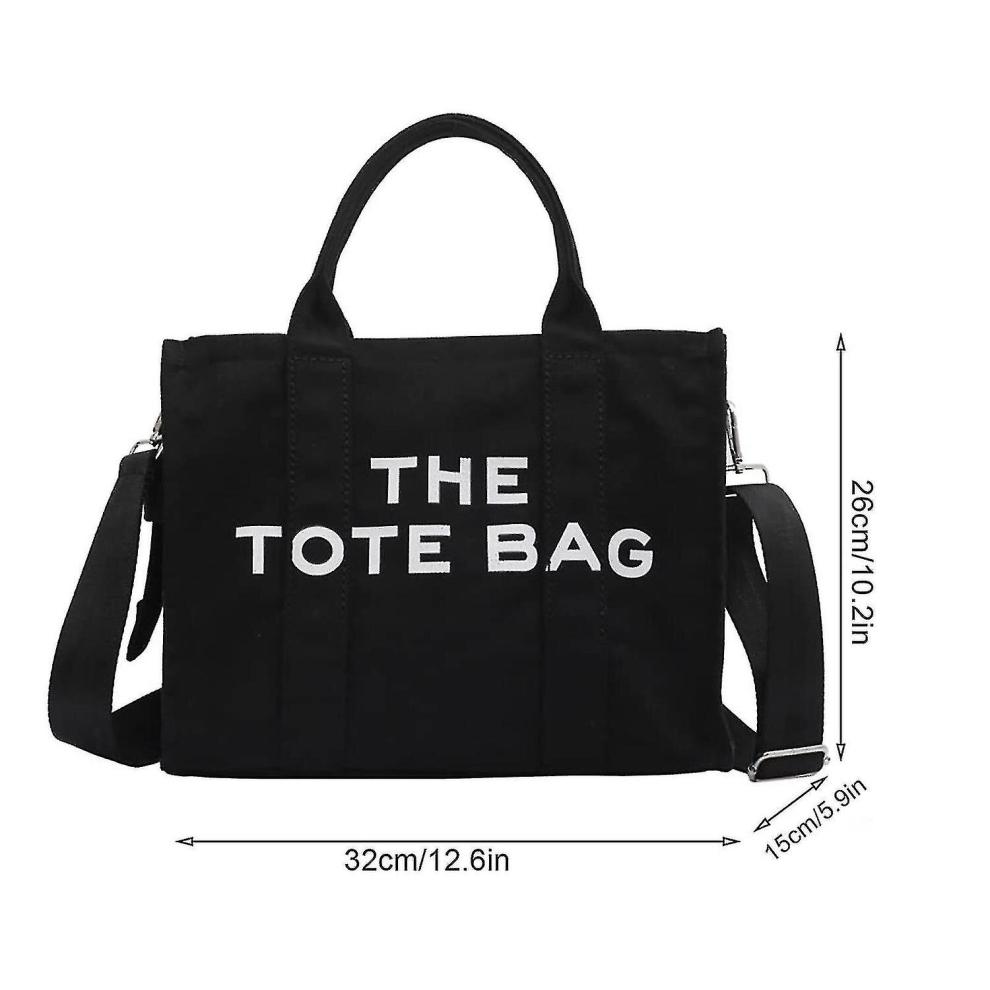 Le Sac Tote Marc Jacobs Large Sac à Main en Toile Kaki Articles de Mode-couleurnoir