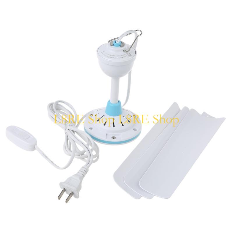 L8RE 220V 15,7 bis 47,2 Zoll Deckenventilator Stiller Elektrischer Hängeventilator für Esszimmer Bett