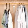 10pcs Upgraded Short Neck Hangers,Ultra-thin Space Saving Latex Clothing Hanger for Storage,Non-trace Skin-Smooth Drying Racks