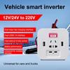 150W Car Power Inverter With Usb C Fast Charging Ac Outlets Fireproof Abs Shell For Road Trips Charging Multiple Electronics