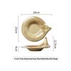 3D Swan Dessert Bowl - Ceramic Tableware for Afternoon Tea & Featured Cuisine