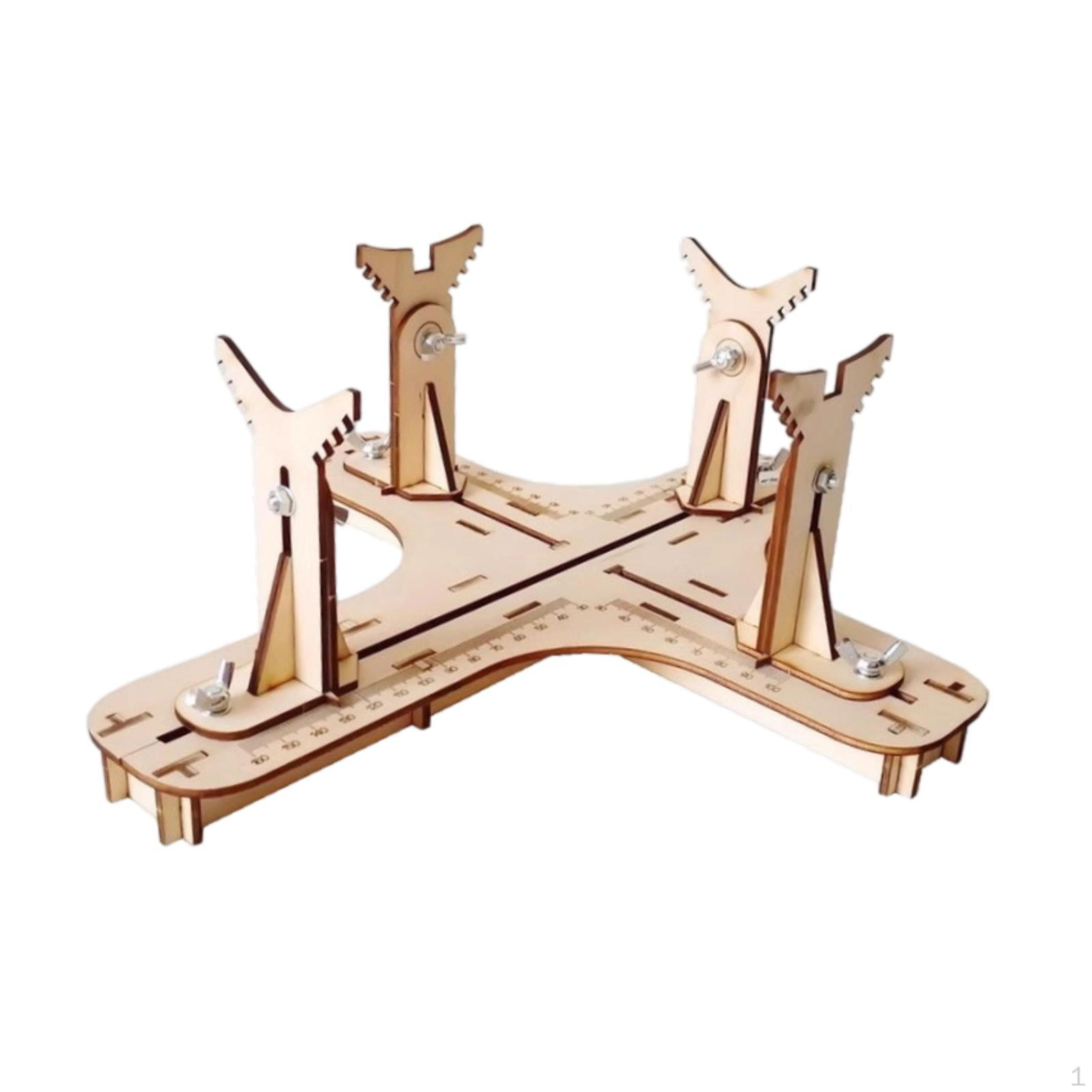 

Модель самолета окрашенный вспомогательный устойчивый прочный удобный стенд для изготовления и покраски для хобби 40cmx39cmx12cm