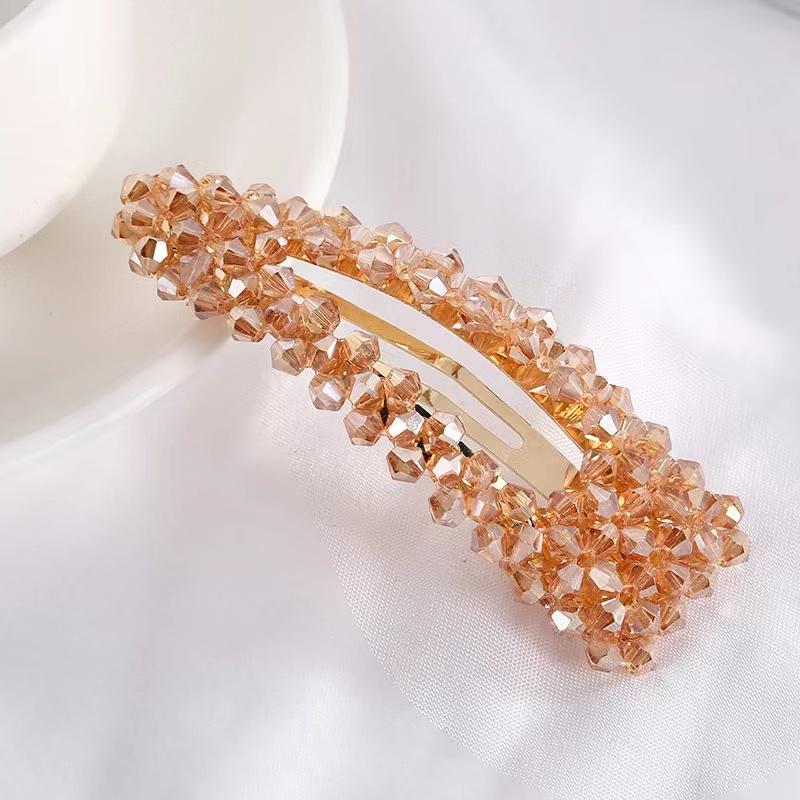 Kristall handgefertigte Haarschmuck elegante Haarnadeln Haarklammern Strass Haarspangen Haarspangen für Frauen Mädchen Haarschmuck