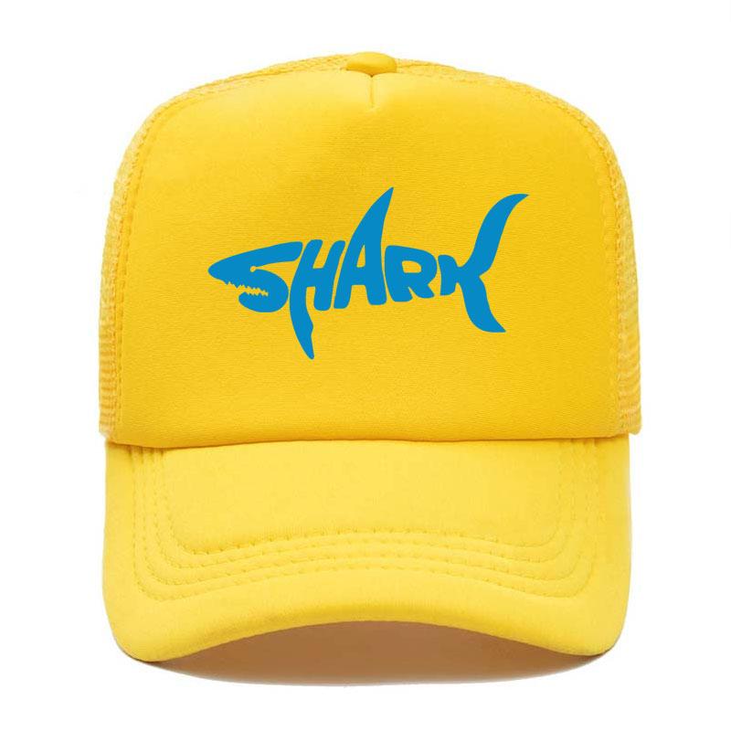 New Shark Print Baseball Cap Funny Casual Unisex Women Parentchild Hats Mesh Visor Outdoor Sun Hat Adjustable Caps