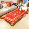 Pvc Round Square Tablecloth With Geometric Pattern For Home Dining And Holiday Decor