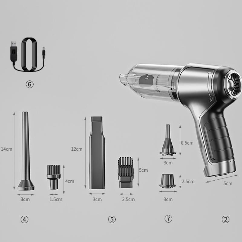 Car Vacuum Cleaner Strong Suction Handheld Wireless Vacuum Cleaner Blower 2 In 1 Portable Vacuum Cleaner for Car Home