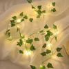 Vibrant Solar Powered Led Ivy String Lights With Lifelike Green Leaves For Cozy Outdoor Spaces