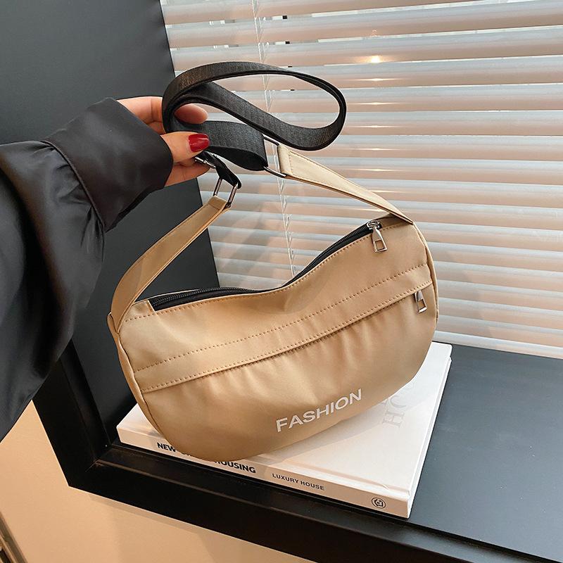 

Женская модная сумка-пельмень подмышку, большая вместимость, повседневная нишевая на плечо, сумка-мессенджер one size fits all хаки