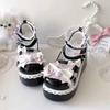 Lo zapatos Zapatos japoneses de cuero pequeño zapatos de mujer falda cabeza redonda lindo hermana suave uniforme jk plataforma zapatos de cabeza grande zapatos lolita