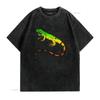 Iguana Lizard T Shirt Beautiful  vintage Washed Breathable streetwear graphic Stylish Comfortable designer clothes Unisex