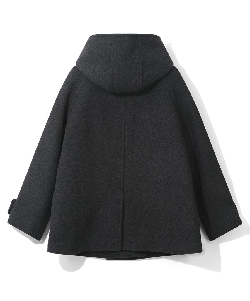 CGP (Women) Double-Button Half Coat - Dark Grey