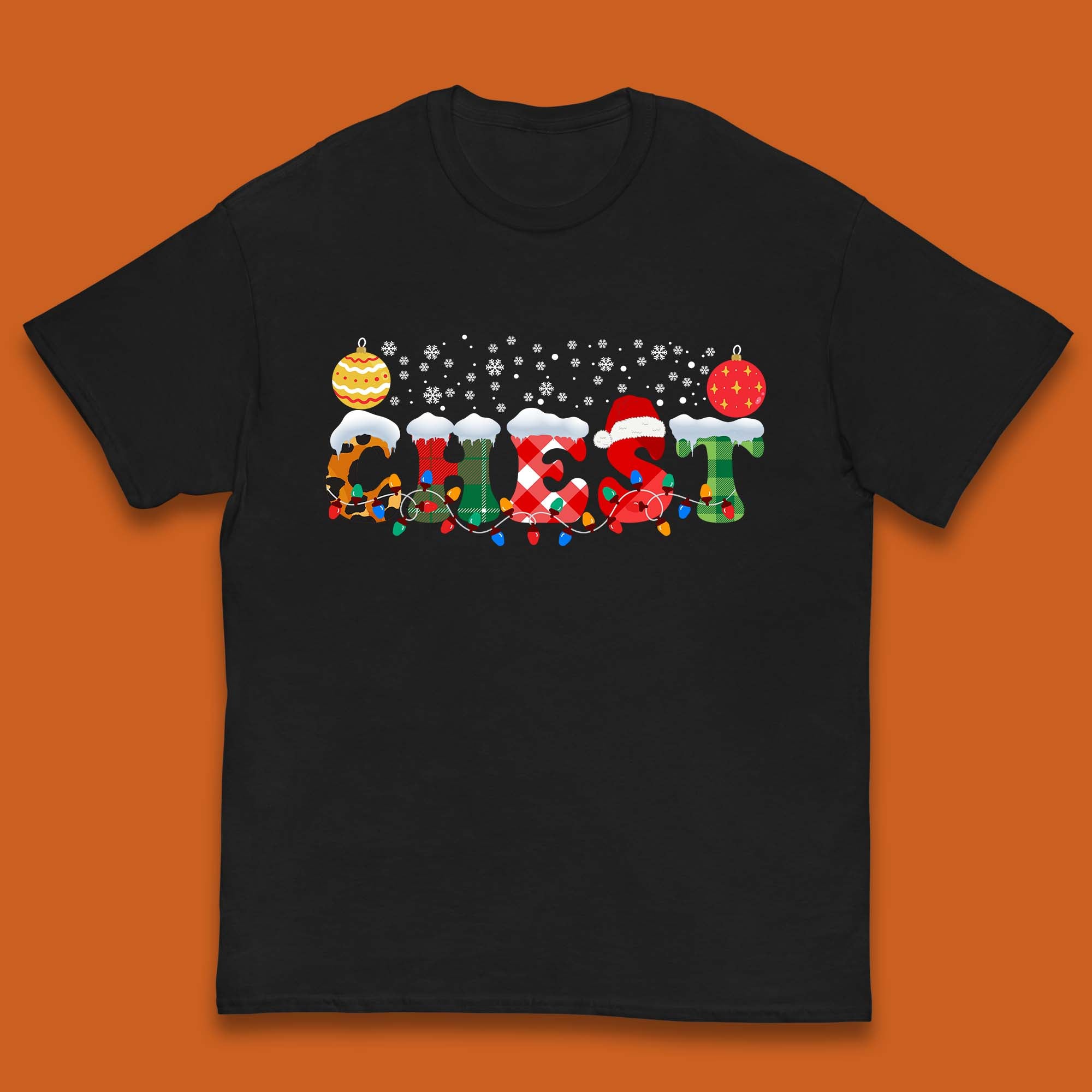 

Chest And Nuts Christmas Kids T Shirt Christmas Snow Winter Top 100