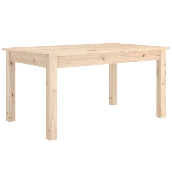 VidaXL Table basse 80x50x40 cm Bois massif de pin 814279