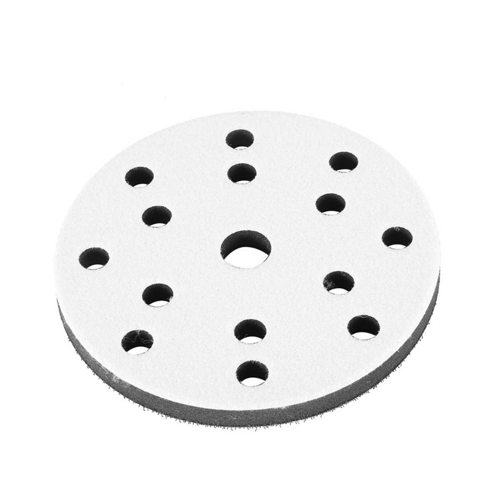150mm Diameter Soft Buffer Sponge Interface Cushion Pad for Sanding Pads (17 Holes)