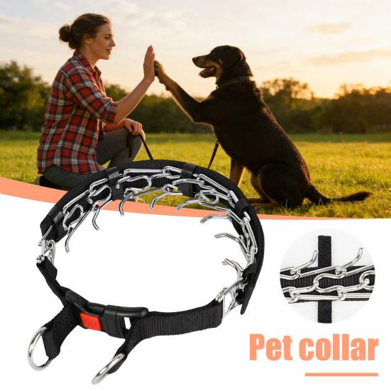 Martingale Anti-Zieh Hundehalsband Strapazierfähiges Nylon-Hundehalsband Verstellbar Anti-Zieh-Halsband mit Schnellverschluss für große, mittlere und kleine Hunde