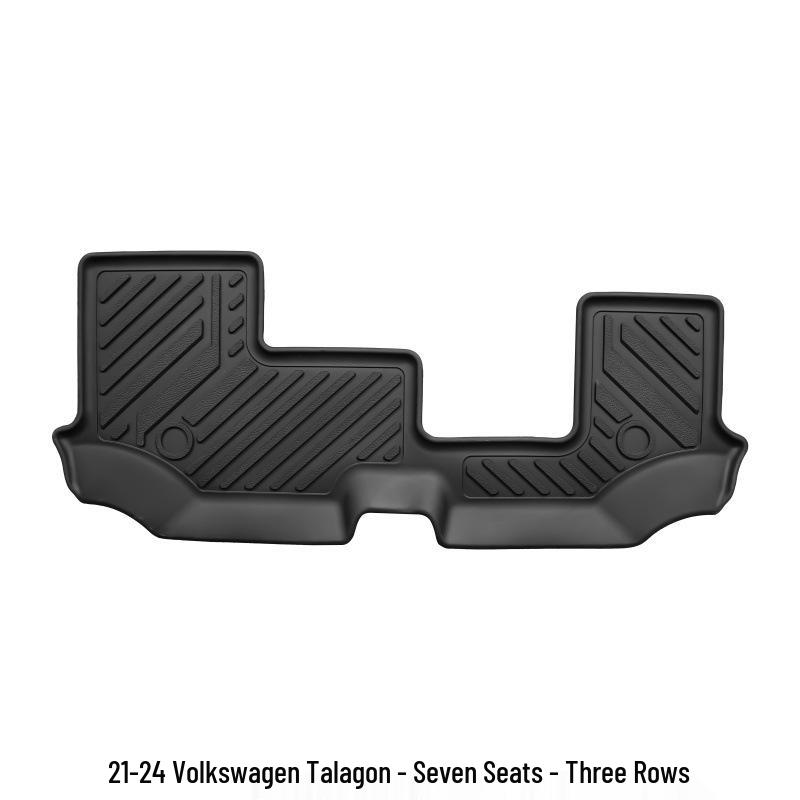 Volkswagen Tayron 21-24 Eco-Friendly 3D High-Edge TPE Floor Mats