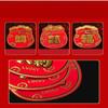 6Pc Chinese New Year Red Envelopes Supplies Spring Festival Lucky Money Pockets Decor Spring Festival Supplies Fuzi Red Envelope