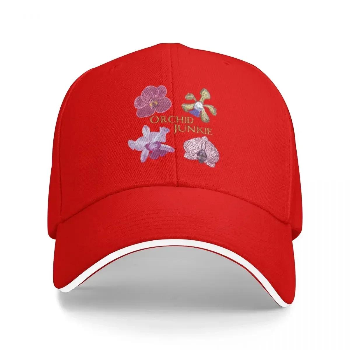 

Orchid Junkie Baseball Cap Visor derby hat Womens Hats For The Sun Unisexs