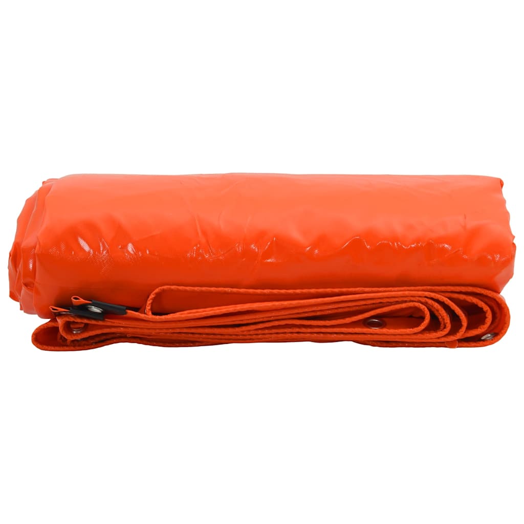 Plane 650g m² Orange 1.5 x 20 m Waterproof Canvas with PVC Coating