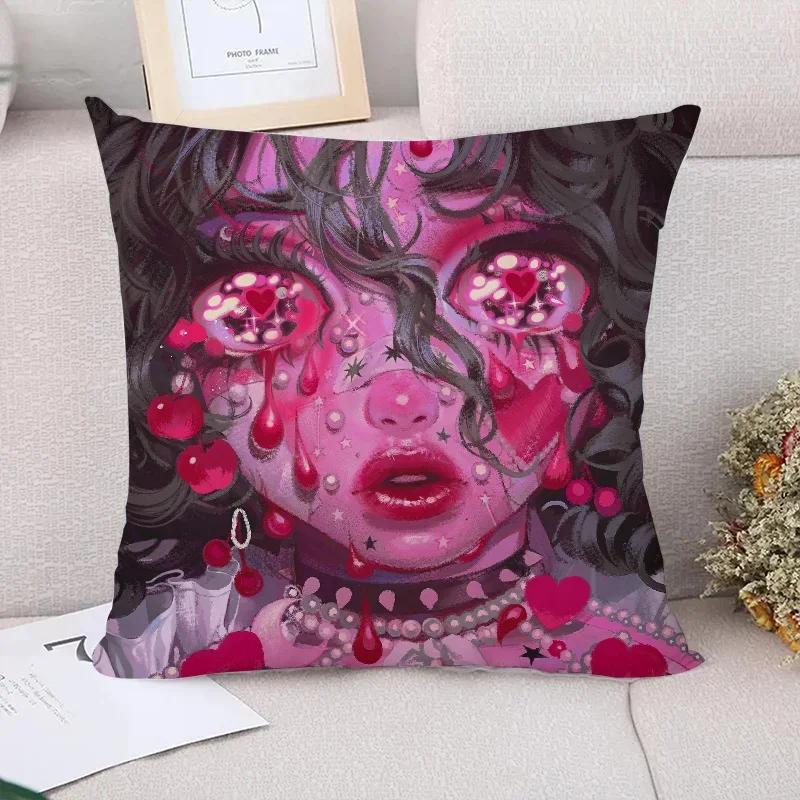 Luxury Pillow Cover X Eunpyon Art Decorative Cushion Covers for Bed Pillows Fall Decor Pillowcase  Car Decoration Sofa