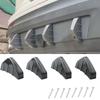 4pcs/set Car Rear Lower Bumper Lip Diffuser Spoiler Shark Fins Wing Splitter Spoiler Universal Car Modified Accessories
