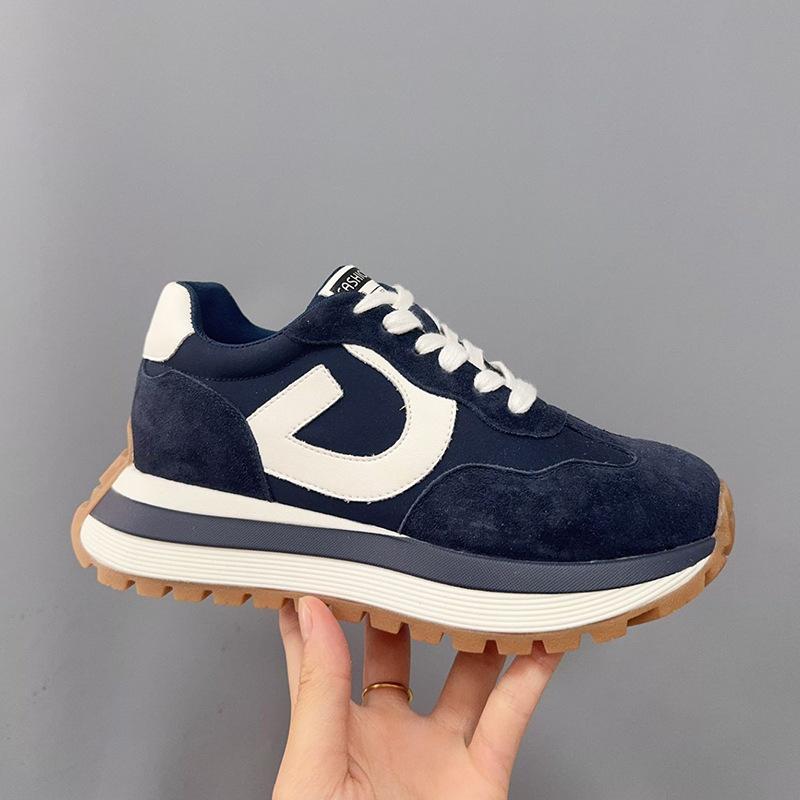 Inner heightening platform retro dad shoes women's 2025 autumn new sports shoes casual shoes German training shoes Forrest Gump shoes women