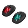 2 Pcs LED Boat Navigation Light Green   Red Port 1NM Visibility IP66 Waterproof LED Boat Bow Lights  1224V