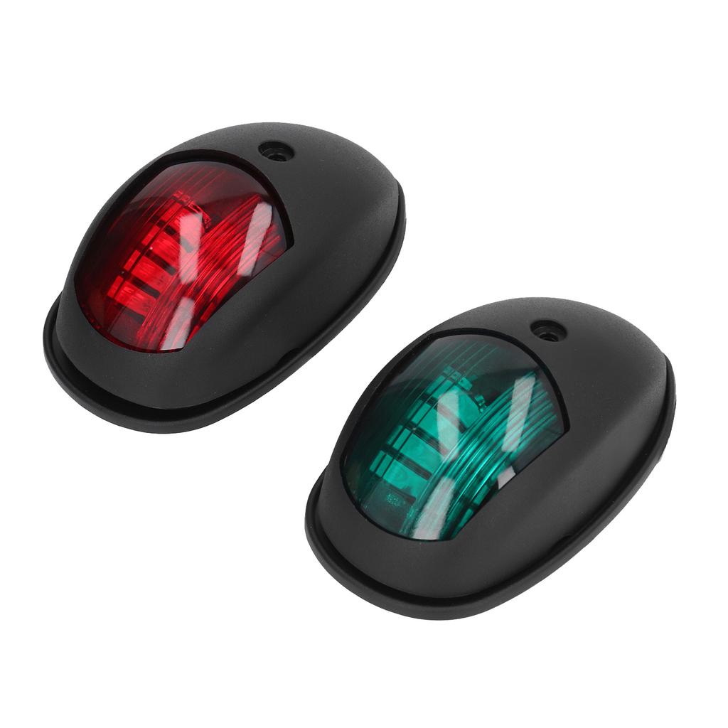 2 Pcs LED Boat Navigation Light Green   Red Port 1NM Visibility IP66 Waterproof LED Boat Bow Lights  1224V
