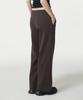 MUSINSA STANDARD WOMAN Women'S Flat Terry Wide Lounge Sweatpants [Dark Brown]