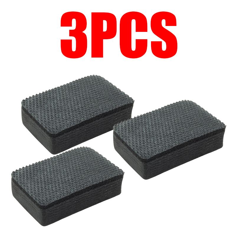Car Cleaning Wax Polish Pad Wash Mud Car Clay Bar Pad Sponge Block Cleaning Eraser Tools Black Auto Sponge Automotive Care