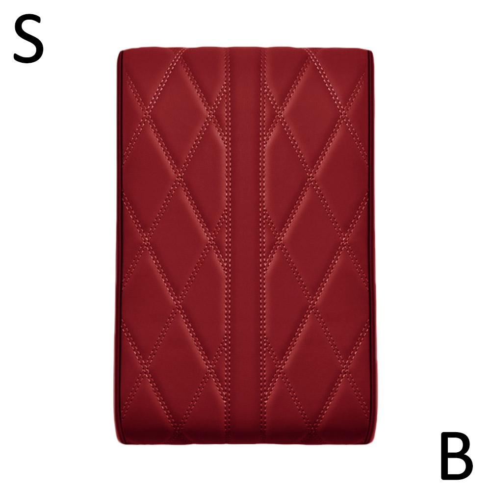 Car Armrest Box Pad Armrest Cushion For Car Soft Faux Leather Car Armrest Protector Comfortable Heightening Mat For Protective