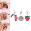 Acrylic Watermelon Pendant Acrylic Shining Watermelon Keychain   Car