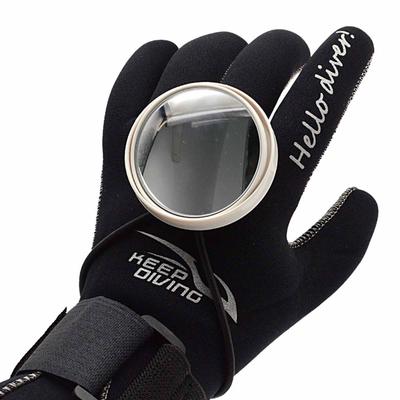  Diving Elastic Rope Rearview Mirror – Adjustable  Mirror with Side-Hanging Hole for Expanded Underwater View