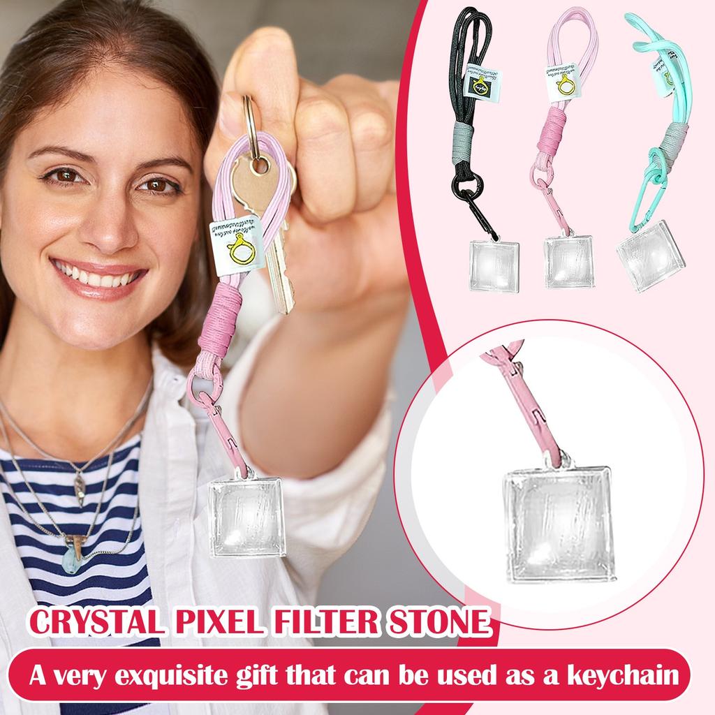 Miniso Fashionable And Portable Crystal  Filter Stone Decorative Pendant