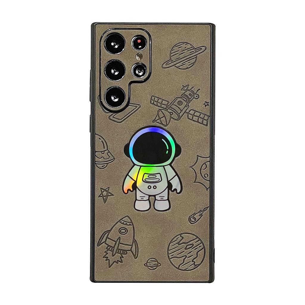 New Laser Astronauts Are Suitable for Samsung S24 Ultra Mobile Phone Case Cover S23 Ultra Anti Fall S22plus
