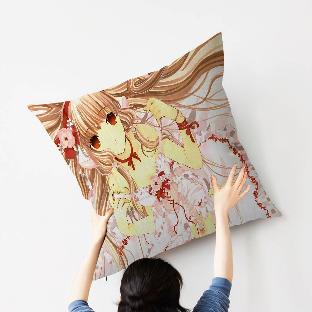 Anime Chobits Kitchen Lucky Dragon Pillow Cover Sofa Cushion Cover Home Room Decoration Children Gift