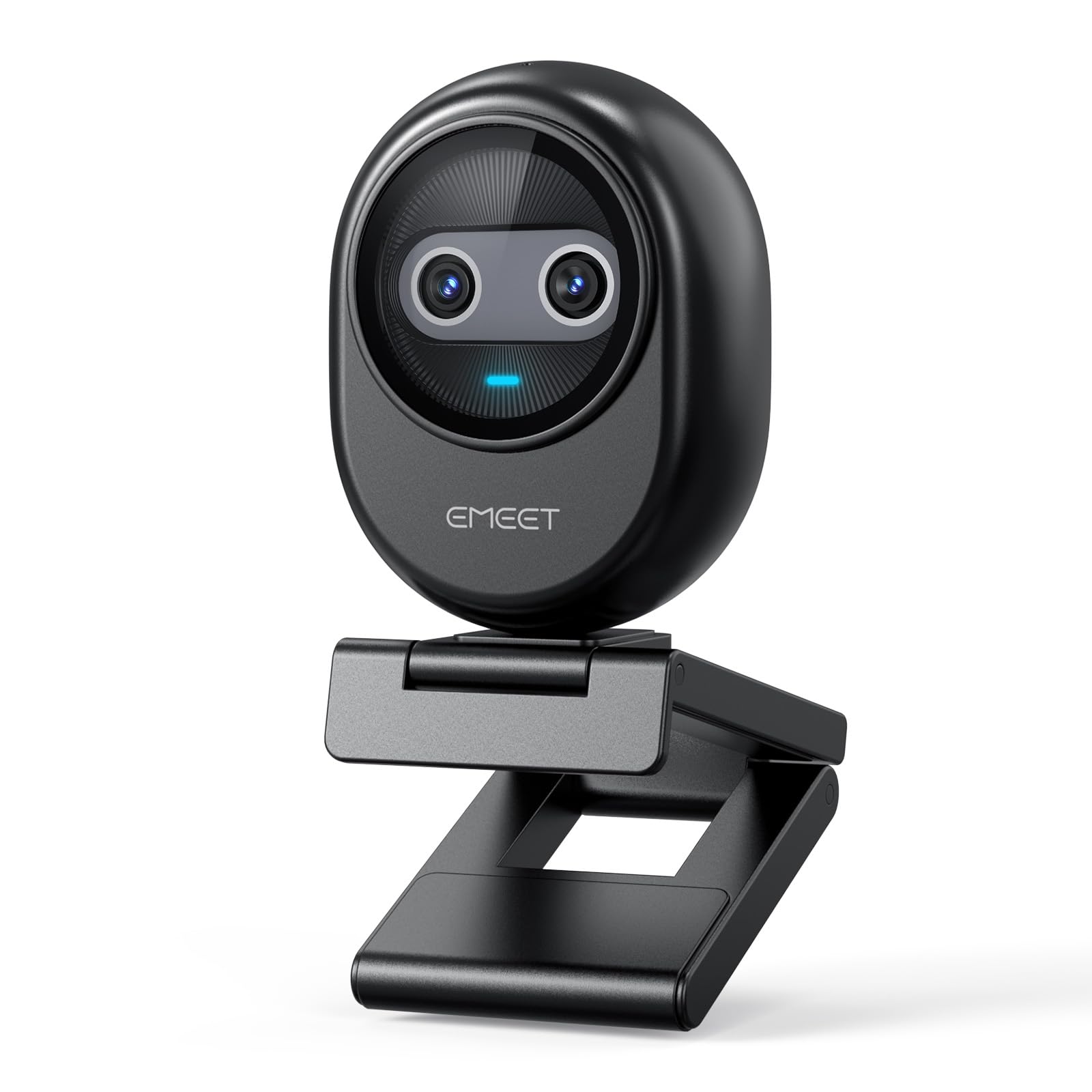 

EMEET Piko 4K Webcam First Dual Camera with AI Array 3 Sound Pickup Webcam for Clip Base Perfect for Streaming and Desk Black - World s Autofocus, чорний
