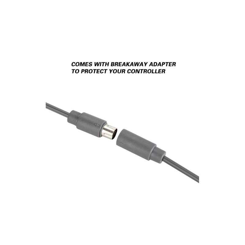 8.2FT USB 5Pin Gamepad Cable Replacement Gaming Accessories Wire with Breakaway Adapter for 360 Controller