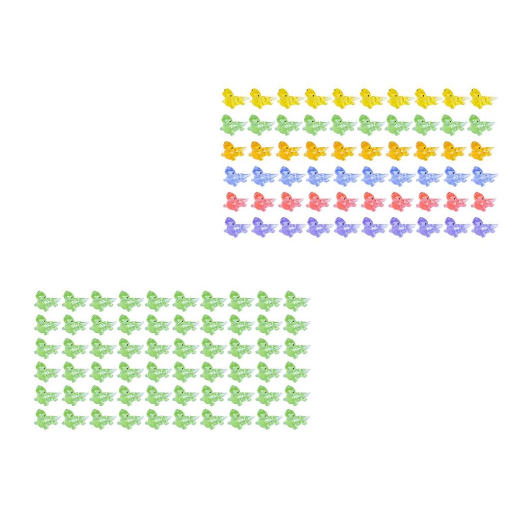 60 Pieces of Lizard Miniature Figures, Bright Mini Lizards, Mini Resin Animals,