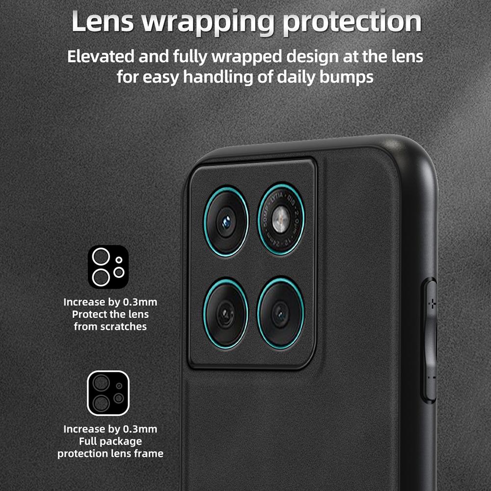 ANNYOJO For Motorola Edge 60 Fusion 5G/Edge 60 5G Case PU Leather+PC+TPU Anti Drop Phone Back Cover