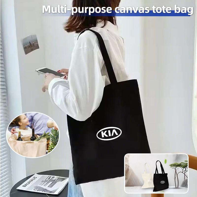 Car Accessories Handbag Canvas Shoulder Pouch Shopping Tote Tools Bag For KIA Rio K5 Sportage Ceed Sorento Picanto Stinger Opti Usgm40