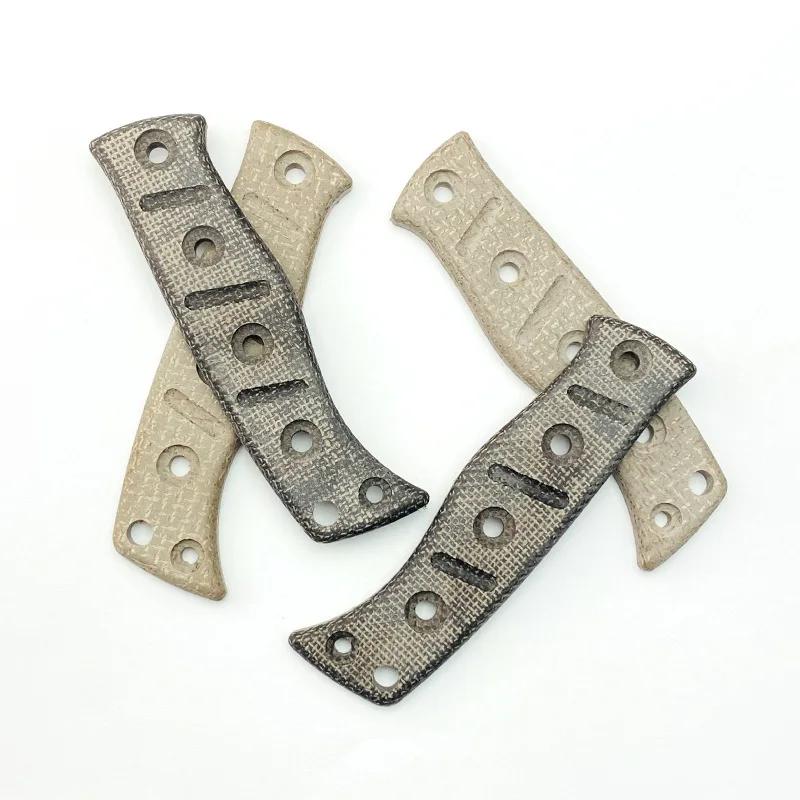 Flachs Reis Mikata Messergriff Patch Heim DIY Hand Micarta Werkzeugteile Zubehör für Butterfly Messer BM Fixed Adamas 375