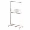 Takeda Corporation Compact, Multi-Functional Clothes Drying Rack SNM-002, 88.5 X 42.5 X 97 Cm, Silver