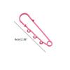 10Pcs Heavy Duty Safety Pins 2 Inch with 3 Holes Metal Kilt Pins Fasteners for DIY Brooch Making Blanket Knitted Fabric